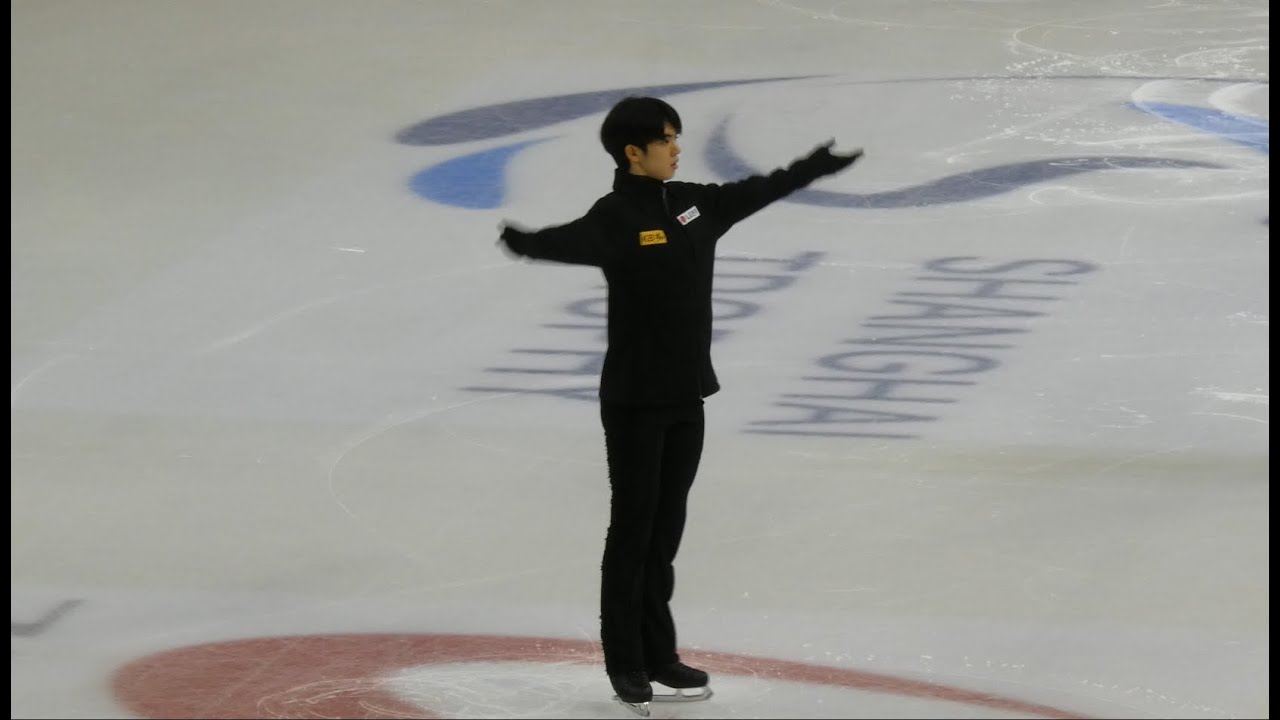 20231006 Shanghai Trophy Junhwan Cha FS 6 min warm-up