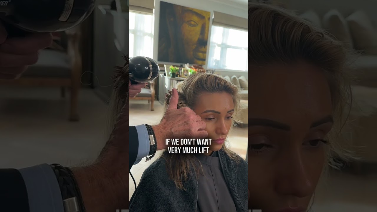 How to create a professional blow dry at home!