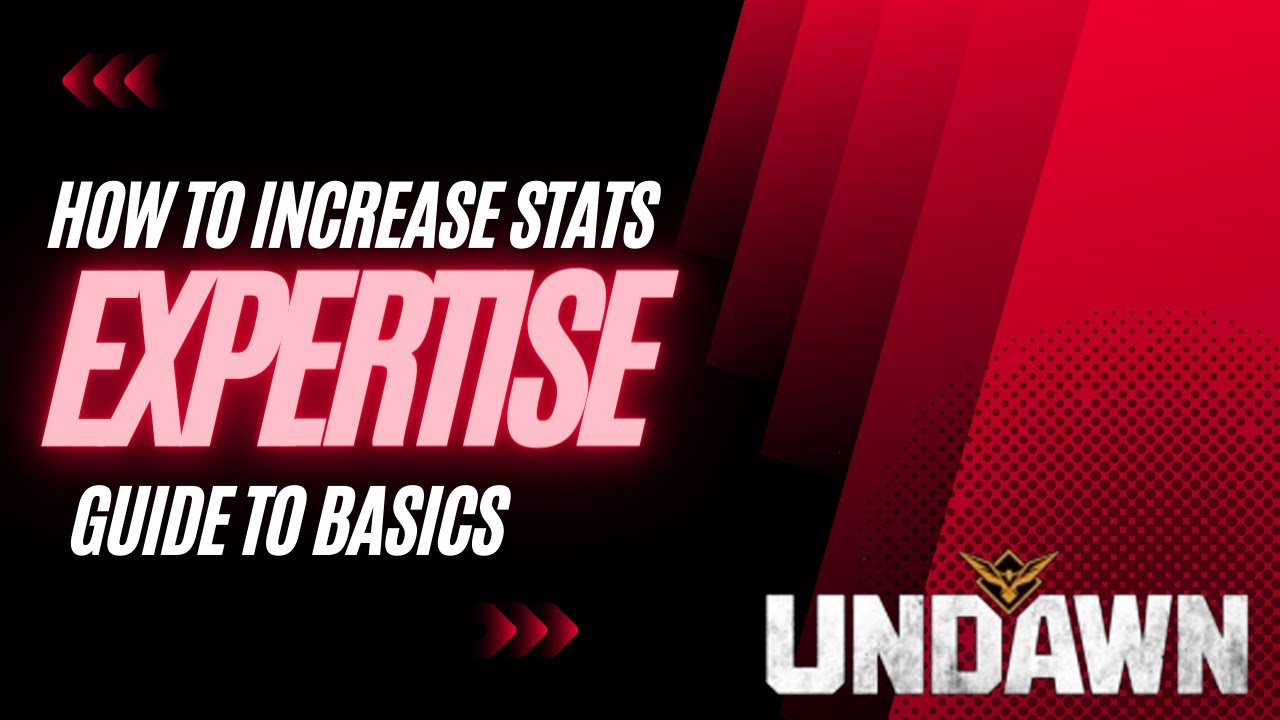 How to Increase Stats: Expertise | Garena Undawn (Tagalog)