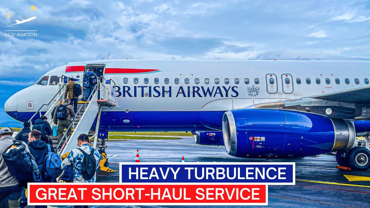 [4K] TRIP REPORT | British Airways winter route ;) | Airbus A320 Economy | Grenoble - London Gatwick