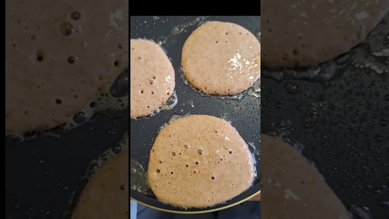 Pancakes 🥞 with scrambled eggs #youtube  #lifestyle #Pancakes 