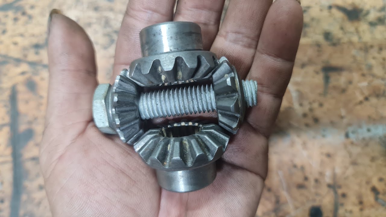 HOW TO MAKE MINI DIFFERENTIAL GEAR BOX