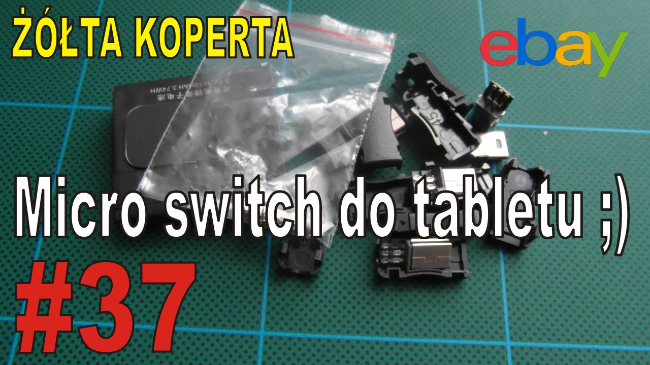eBay - Micro switch do tabletu ;) - Ż&Oacute;ŁTA KOPERTA - #37