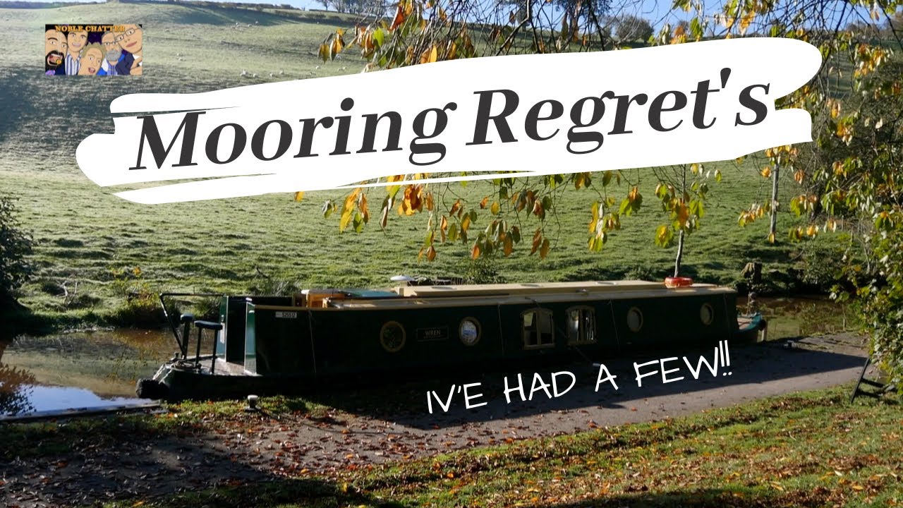 Narrowboat, Mooring Regret's, whilst cruising on the British canal network
