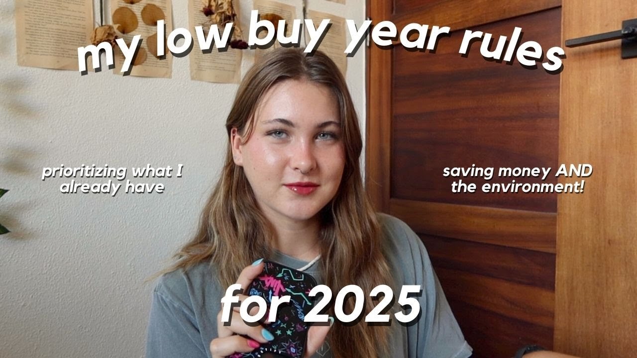 My Low Buy Year Rules for 2025