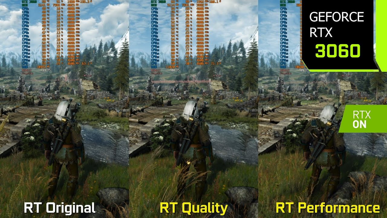 The Witcher 3 Next-Gen Optimized Ray Tracing Mod - Up To 40% FPS Boost | RTX 3060 | i7 10700F