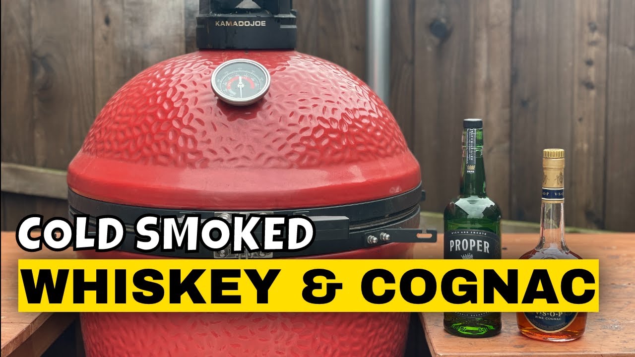 Smoked Whiskey on the Kamado Joe | Smoked Courvoisier | Cold Smoke Alcohol