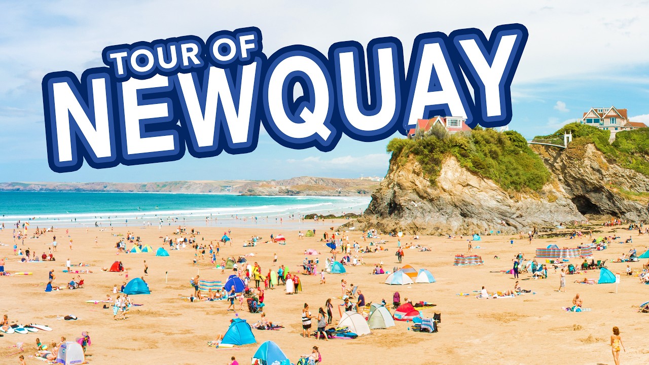 NEWQUAY | A tour of holiday seaside town Newquay Cornwall