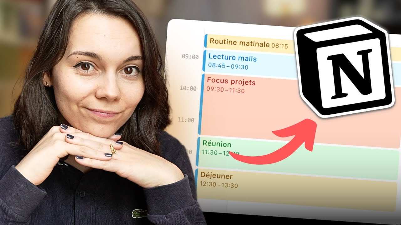 TIME BLOCKING dans NOTION - Modèle gratuit