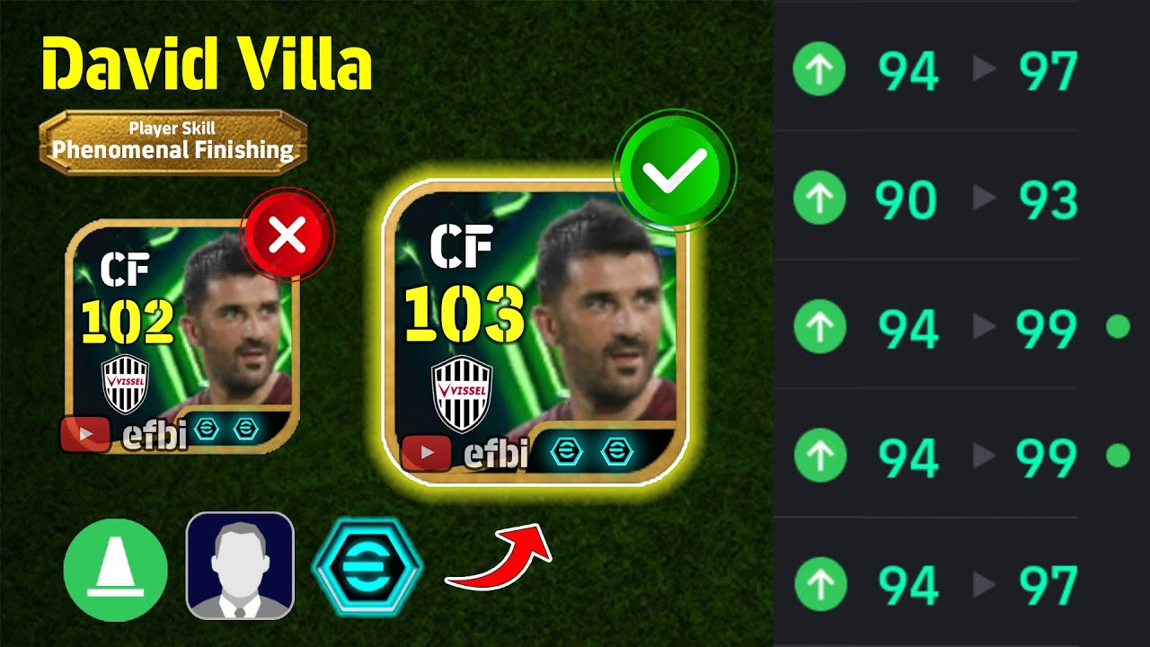 J.League David Villa 103 ЛУЧШИЕ ТРЕНИРОВКИ с усилителем, максимальным уровнем, прогрессом игрока ...
