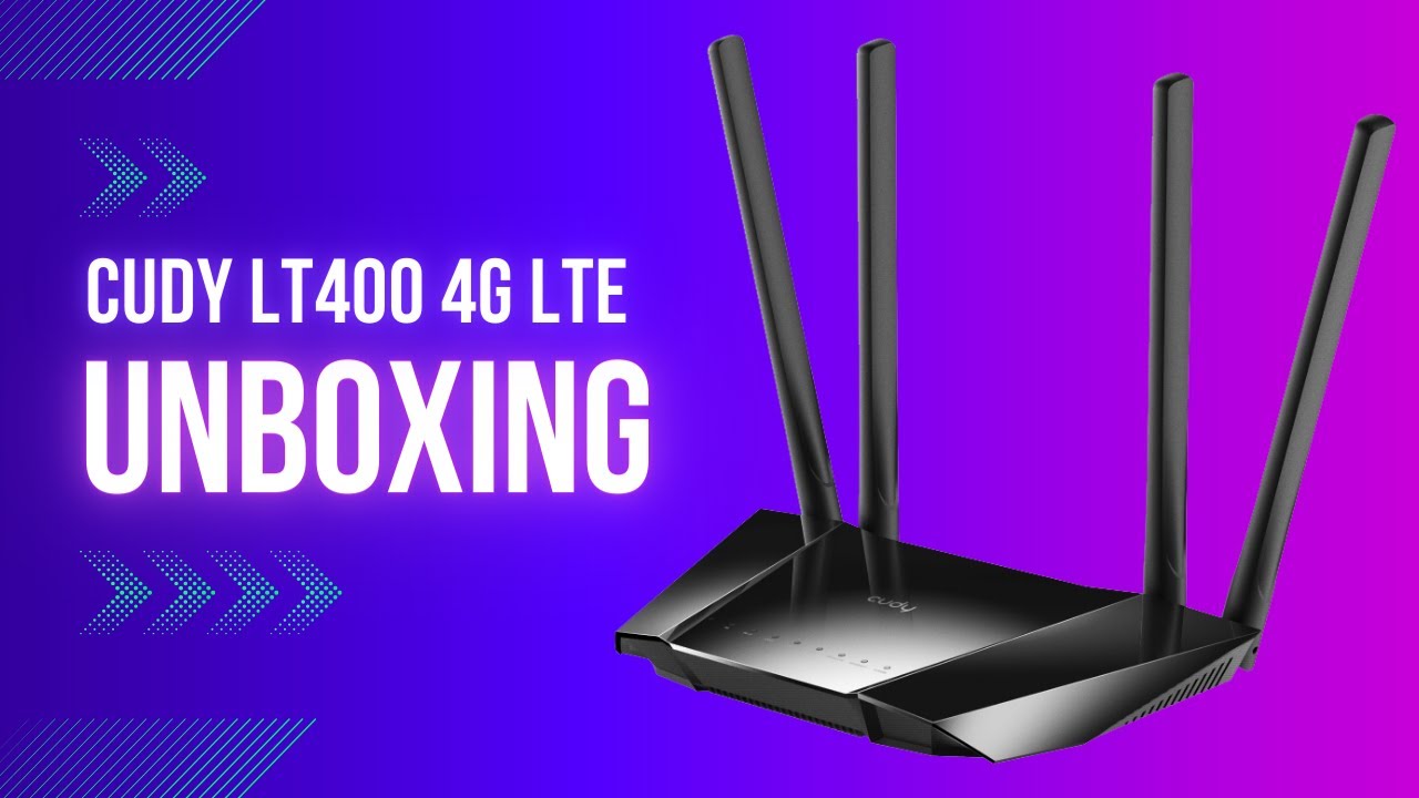 TANI ROUTER LTE NA KARTĘ SIM 4G - UNBOXING CUDY LT400