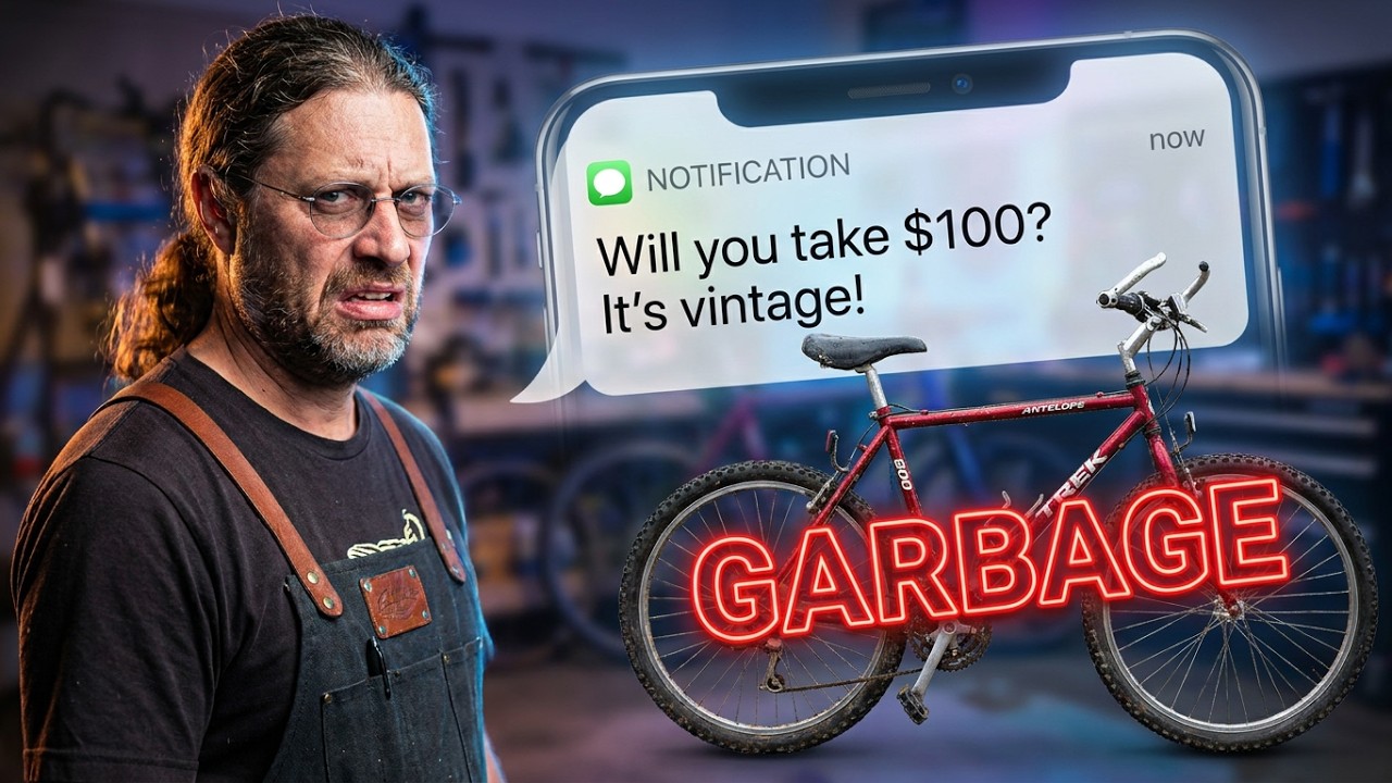 People GIVE ME bikes EVERY DAY and it's a PROBLEM! (That I don't mind solving - kinda sorta hey)