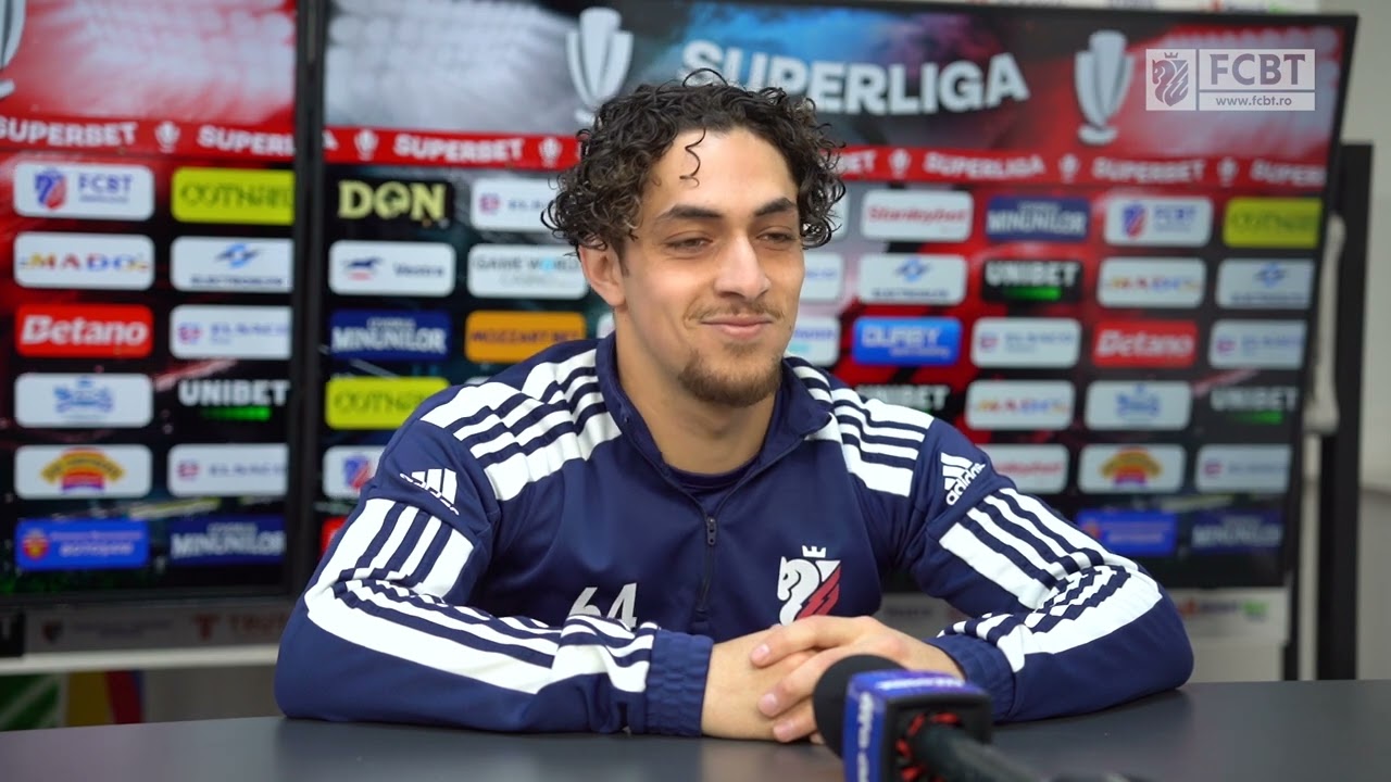 Jaly Mouaddib la conferința de presă înainte de partida dintre Petrolul Ploiești și FC Botoșani
