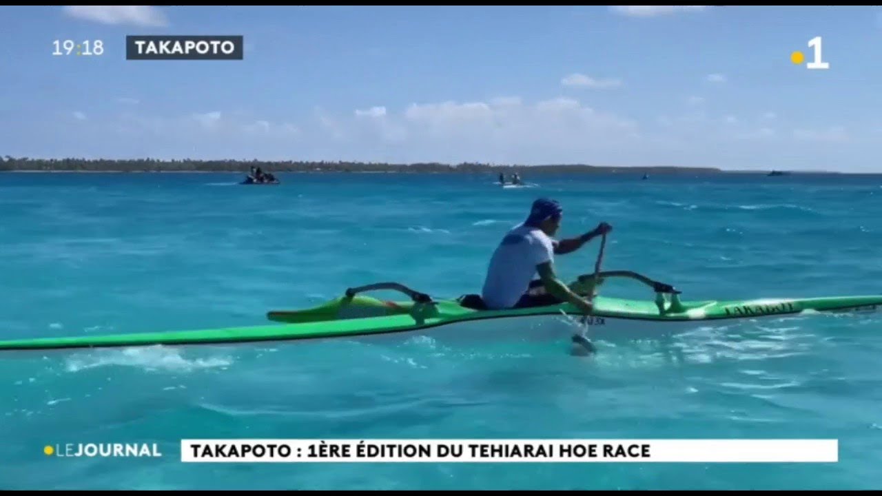 Takapoto : 1ere édition de Tehiarai hoe race