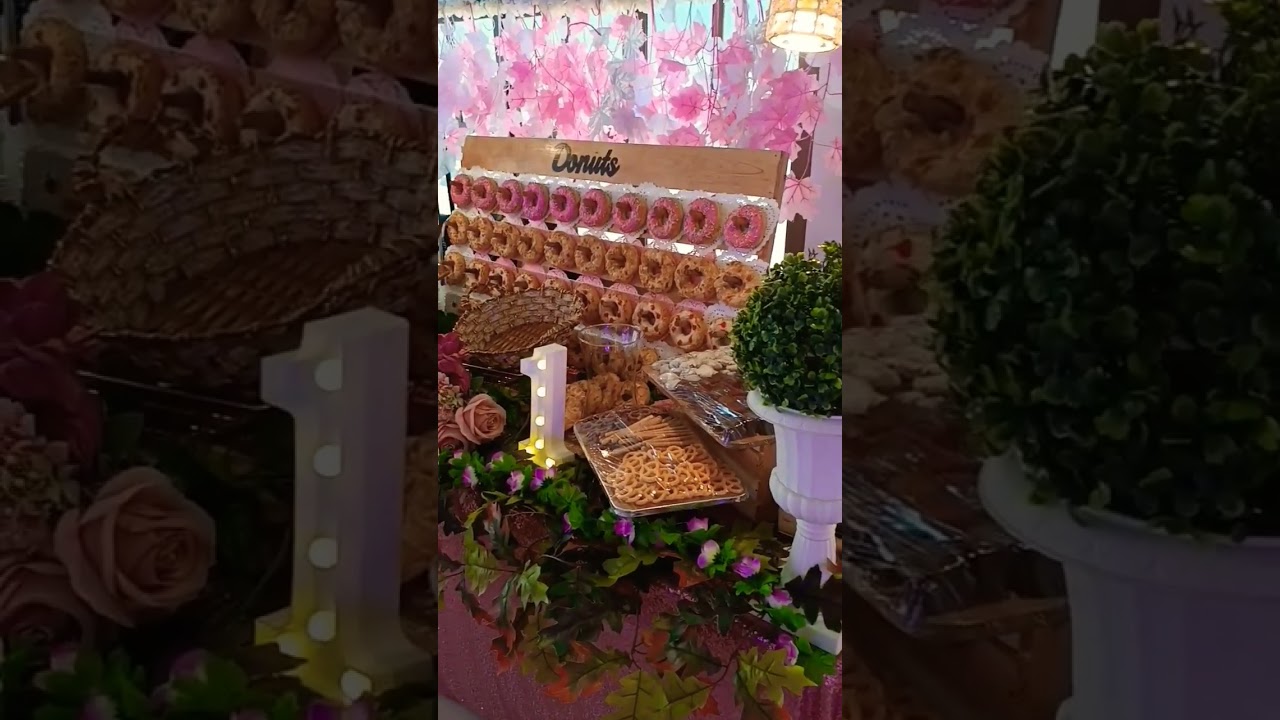 Donut wall setup @Patio de Manila. #shortsyoutube #subscribe  #shortsvideo  #shortsfeed