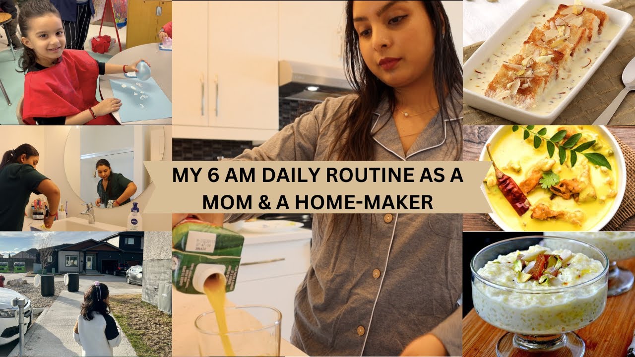 My Daily Routine that Starts at 6 am in Canada| First Day Of School | Cooking Delicious meals