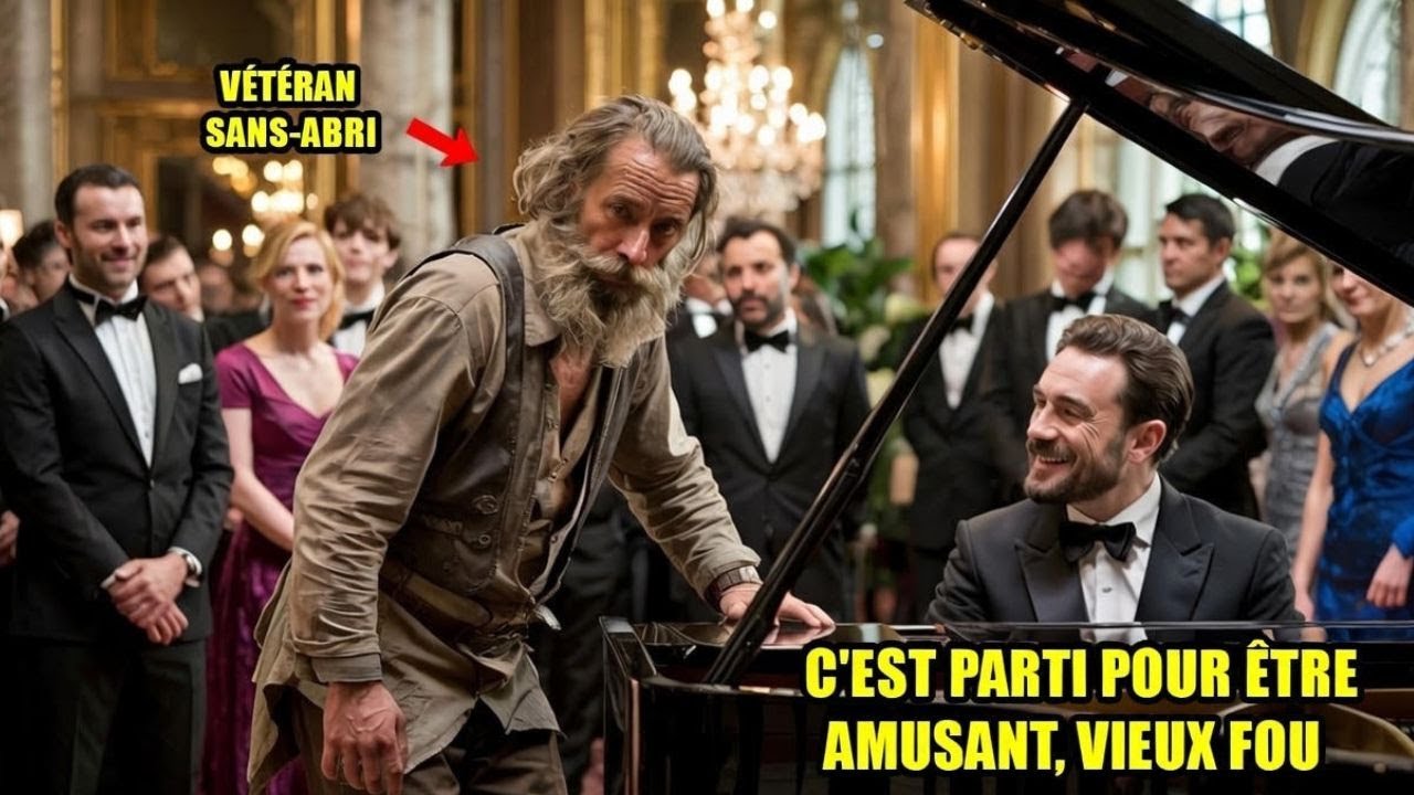 Ils rient d’un vétéran sans-abri jouant pour manger — sans savoir que c’est une légende du piano