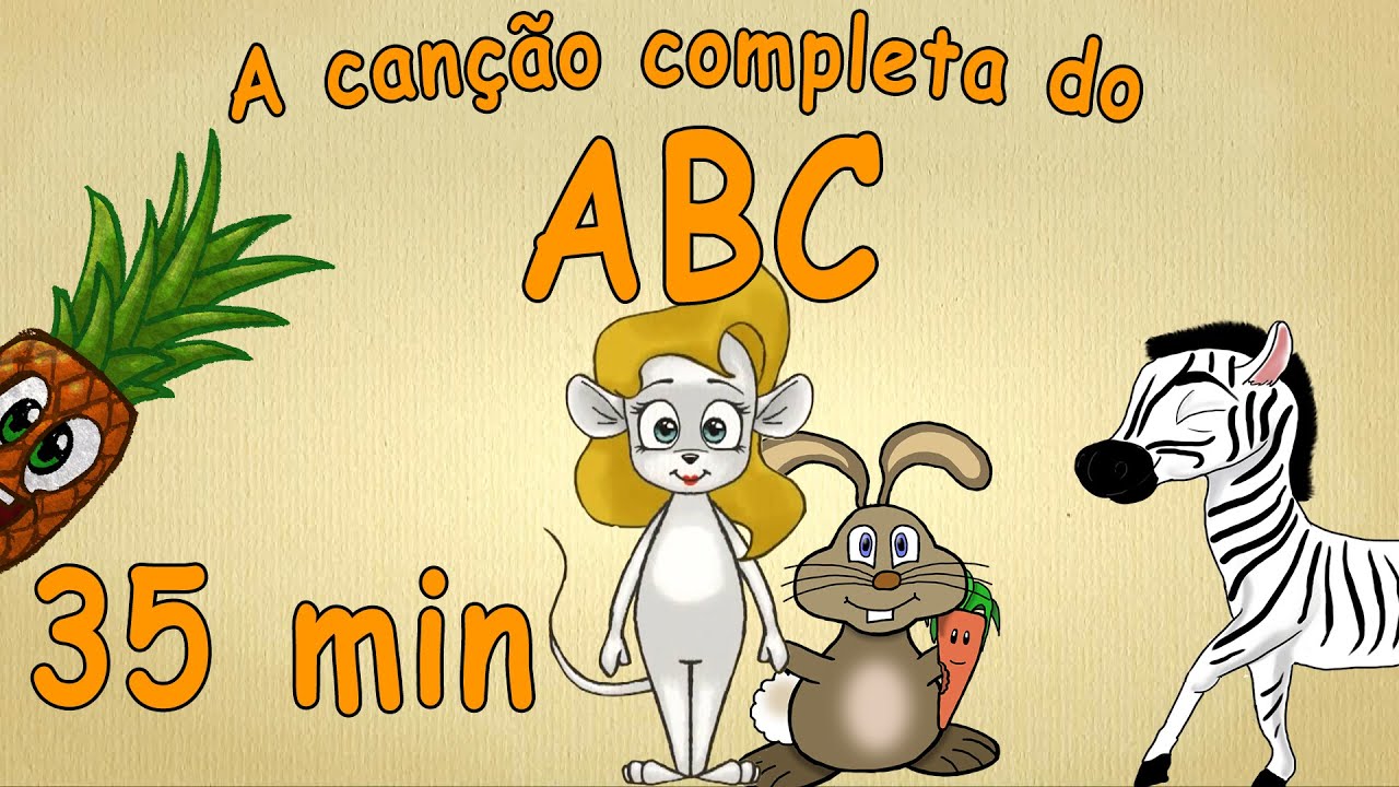 Alfabeto para crianças - 35 minutos - A canção completa do ABC