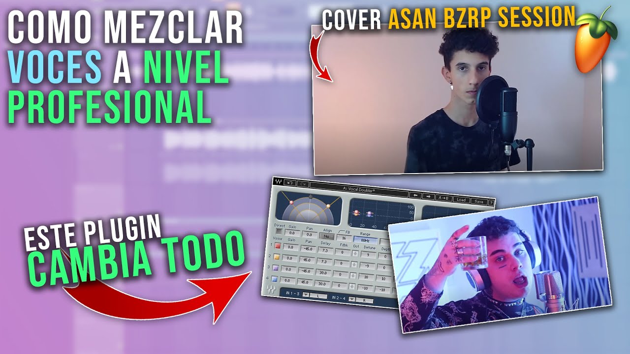 🥵 COMO MEZCLAR VOCES estilo ASAN | FL Studio 20