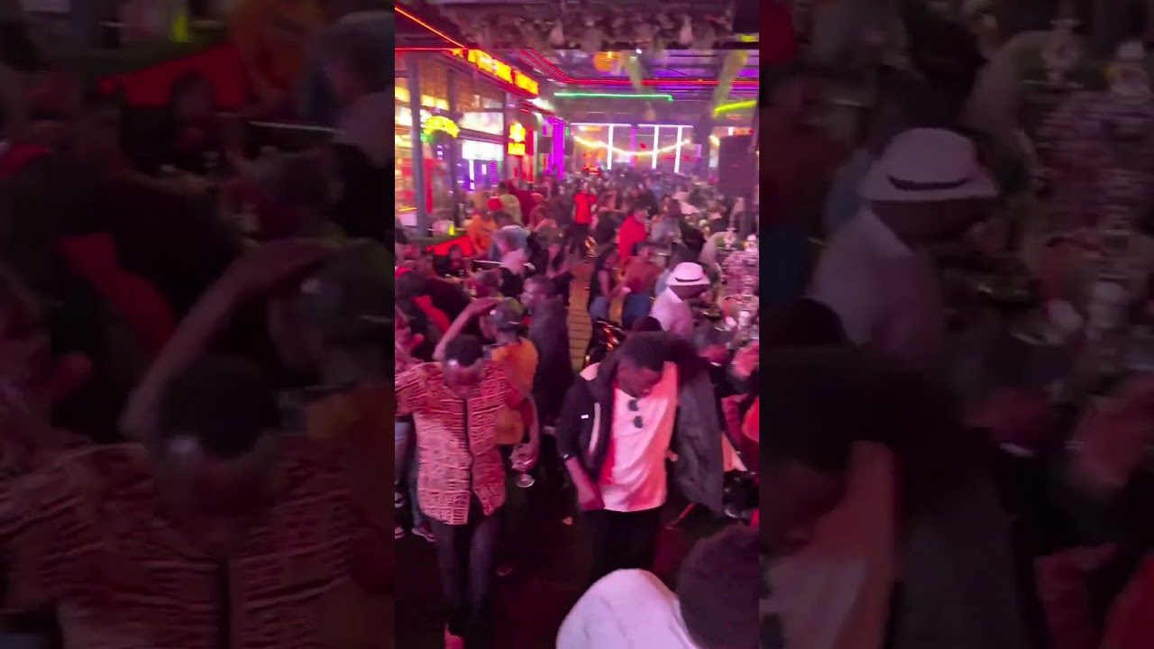 It's full house celebrating Arsenal's win.  #kenyanightlife