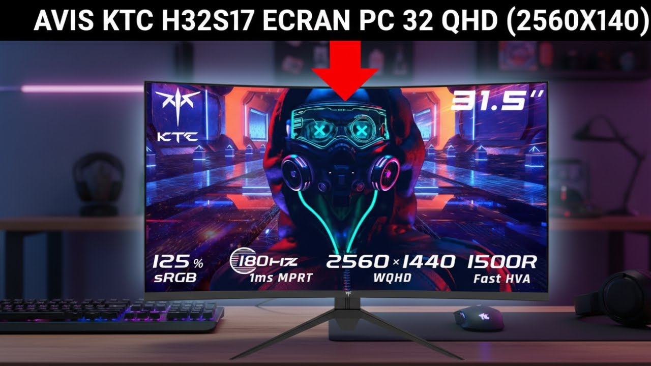 🇫🇷 Critique Ecran Pc Ktc H32s17 Ecran Pc 32 Qhd (2560x1440)