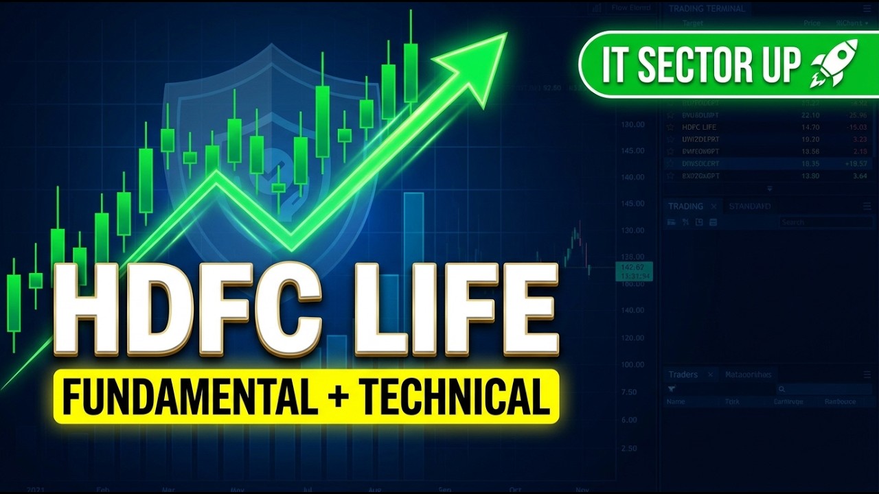 HDFCLIFE Fundamental and technical analysis | IT sector up!