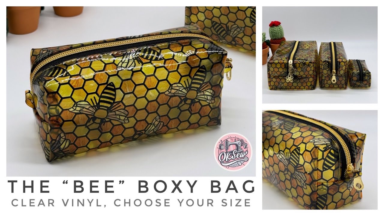 Простая (бесплатная) прозрачная виниловая сумка-коробка - The Bee Boxy