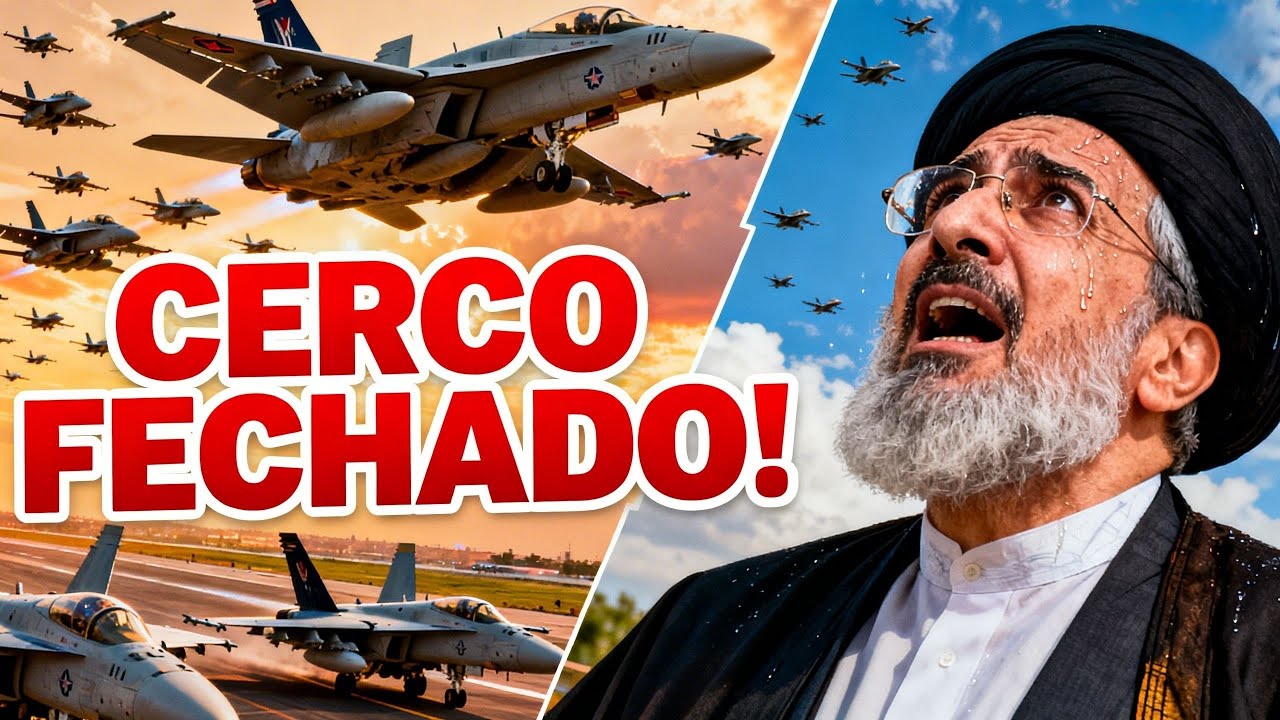 120 CAÇAS E UM ULTIMATO: O cerco de Trump que apavorou o Irã