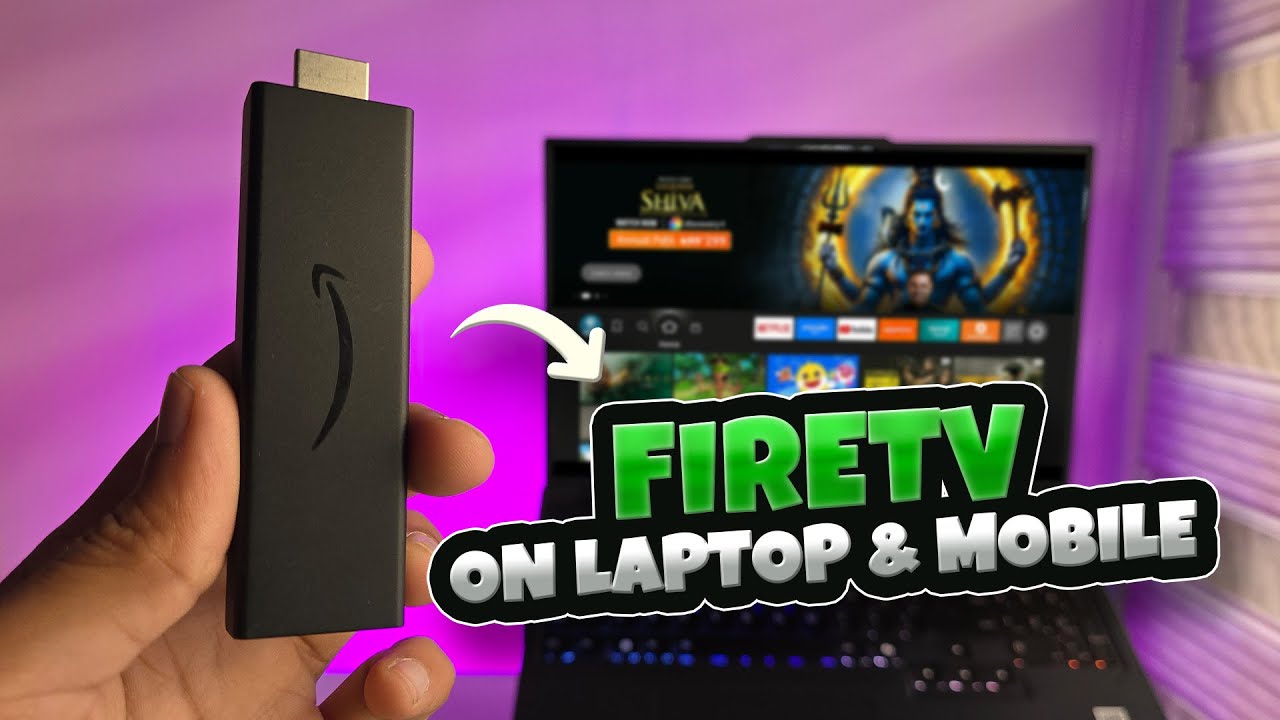 How to Connect FireTV Stick to Laptop/PC/Mobile in 2025 | FireTV Ko Laptop Se Kaise Connect Karein?