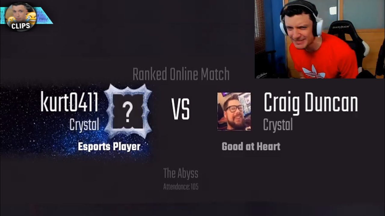 ''i'm finished if i lose to craig duncan'' 💀