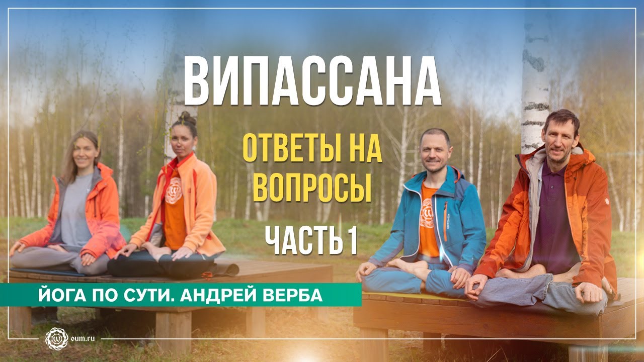 Випассана. Ответы на вопросы. Часть 1. Андрей Верба