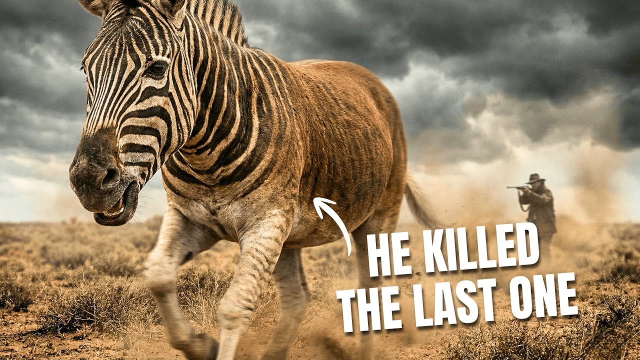 How this HALF-STRIPED zebra was HUNTED to EXTINCTION