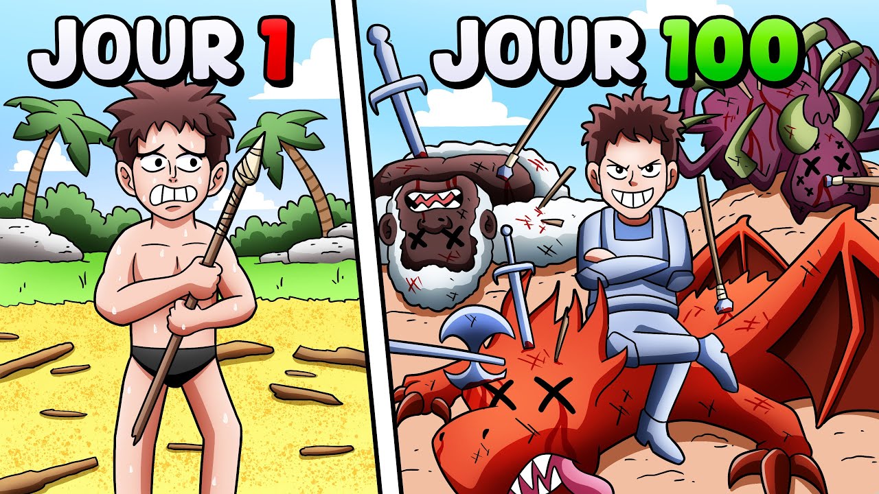 SURVIVRE 100 JOURS sur Ark Survival... Voici ce qu'il s'est pass&eacute;
