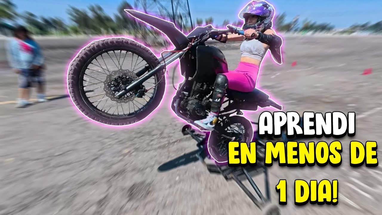 Hago CABALLITO y casi me CAIGO! 😰🏍️😭🔥