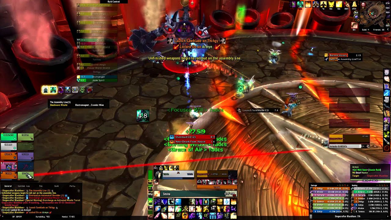 WoW SoO Heroic Siegecrafter Blackfuse 10M (Disc Priest PoV)