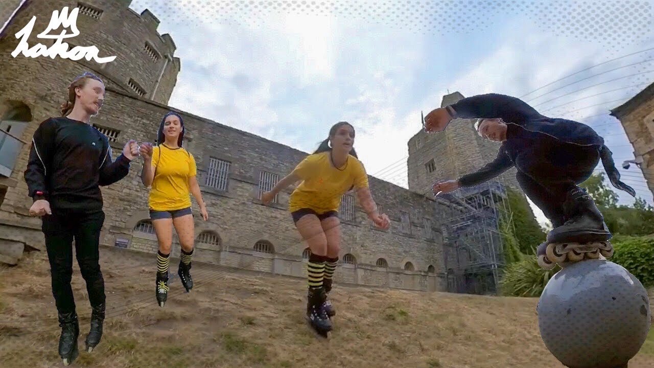 Rollerblading around Oxford