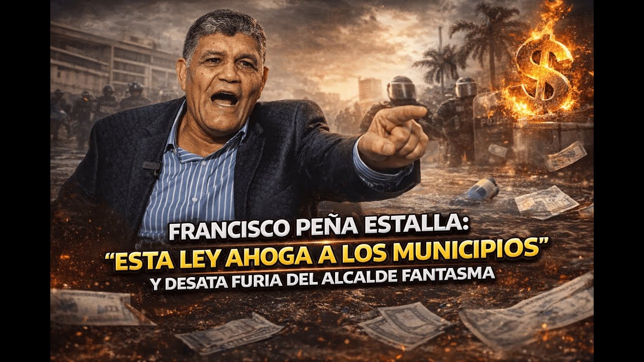 FRANCISCO PEÑA ESTALLA: “ESTA LEY AHOGA A LOS MUNICIPIOS” Y  DESATA FURIA DEL ALCALDE FANTASMA.