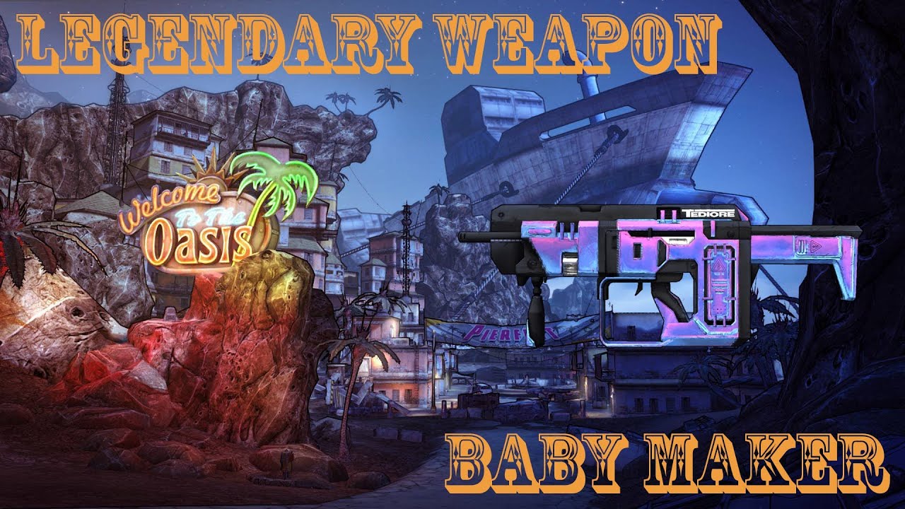 Borderlands 2 легендарные пушки - #2 Baby Maker (Детородный орган)