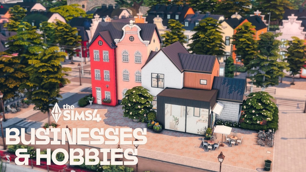 ✨POTTERY STUDIO NO CC ✨ Sims 4 Businesses & Hobbies Expansion Pack NO CC Build