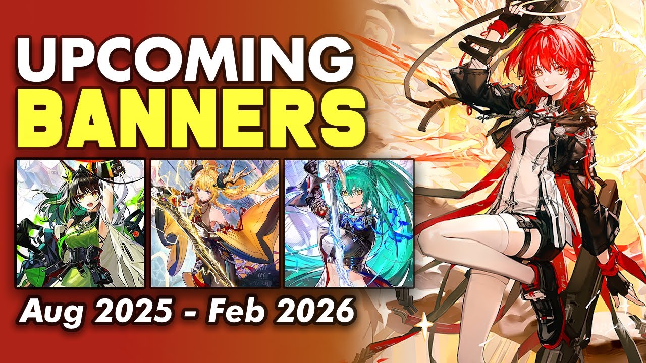 Все предстоящие баннеры и примерные даты | Arknights Global (август 2025 г. - февраль 2026 г.)