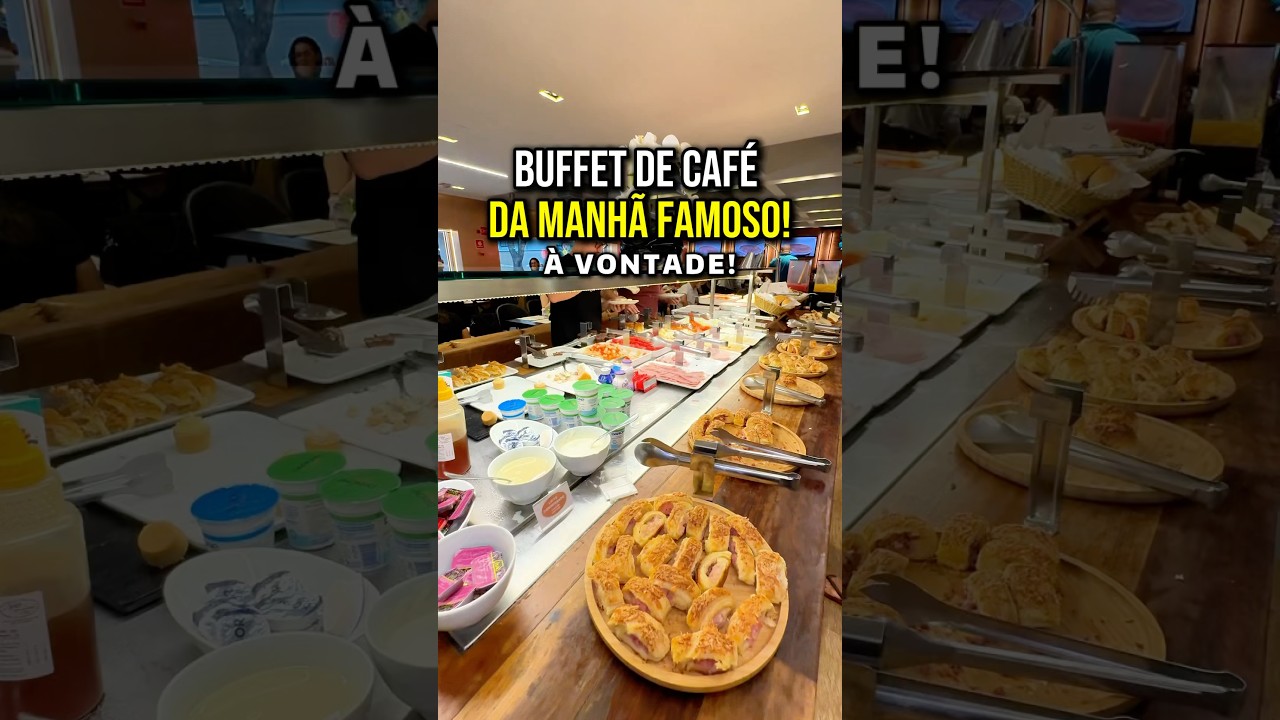 BUFFET DE CAF&Eacute; DA MANH&Atilde; EM SP. Tudo &agrave; vontade, sucos, caf&eacute;s. #padaria #cafedamanha