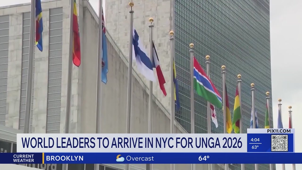 World leaders to arrive in NYC for UNGA 2026