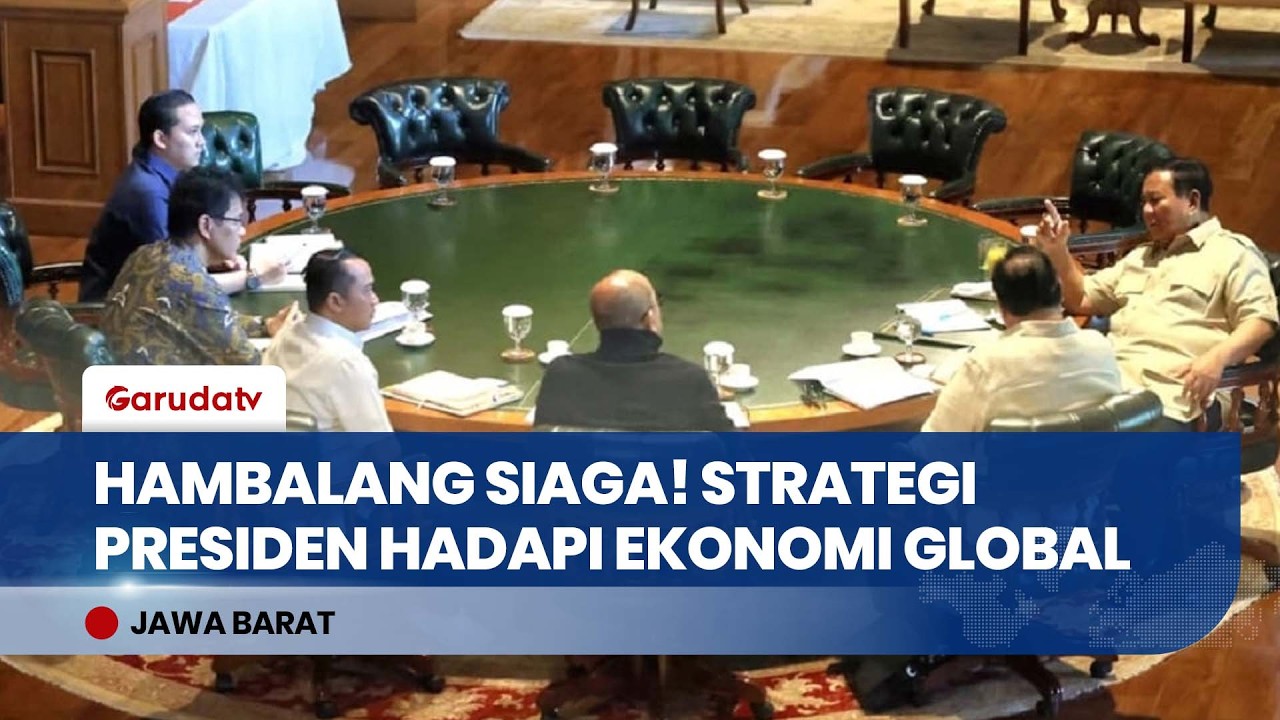 PRESIDEN TEGAS! Tim Ekonomi Merapat ke Hambalang, Diplomasi Global Harus Untungkan Rakyat