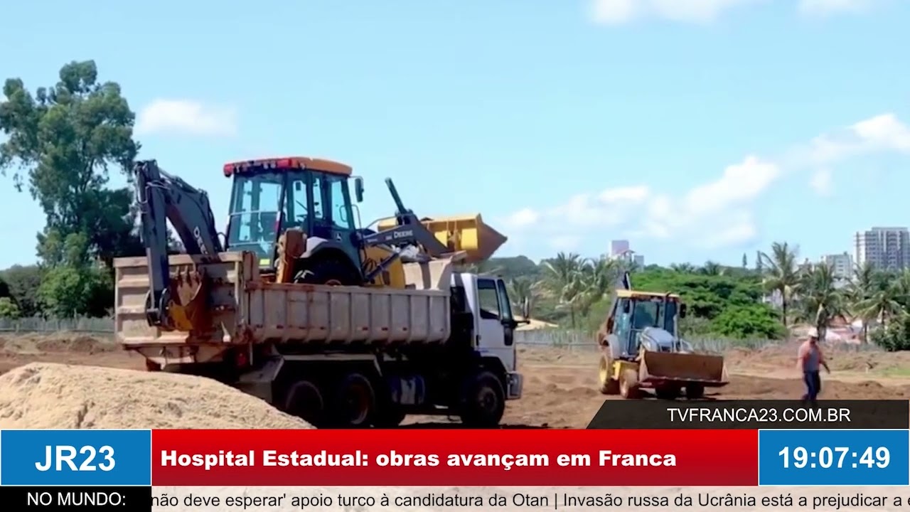 Hospital Estadual: obras avan&ccedil;am em Franca