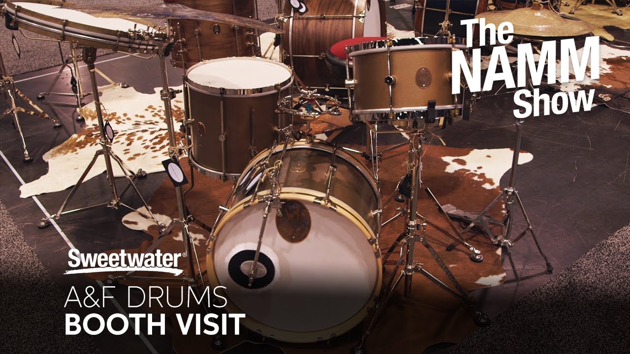 A&F Drum Co. Booth Visit at Winter NAMM 2020