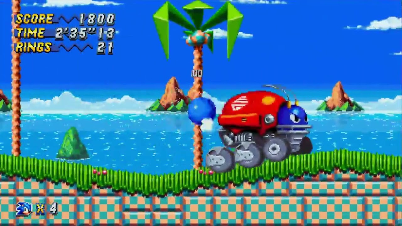 Sonic Chaos Classic Demo Gameplay As Sonic