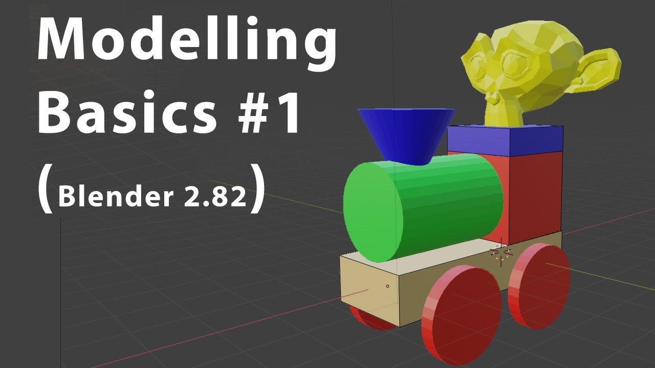 Blender 2.82 - Basics, Explore Blender Interface and Object Creation and Manipulation.