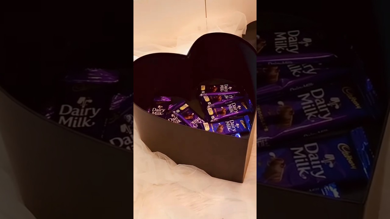 Black hearted 🖤 Most ✨Beautiful Chocolate 🍫 gift 🎁 hamper 🤗