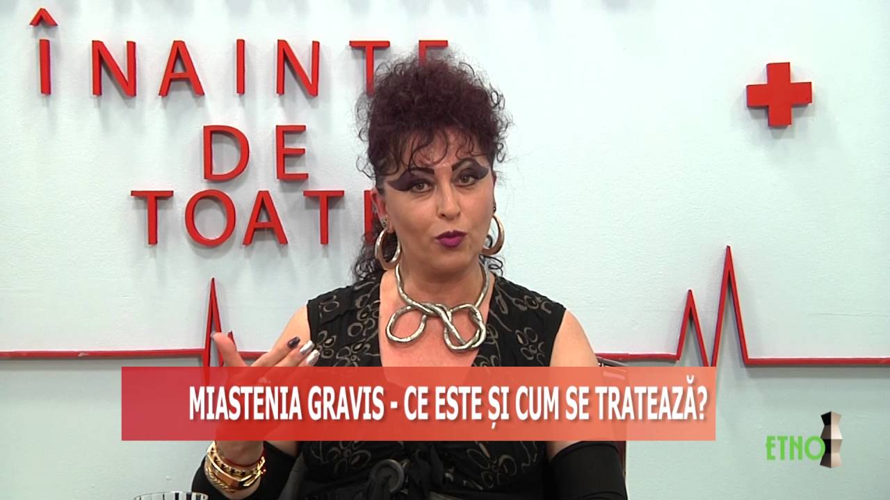 EMISIUNE SANATATE   EMILIA LUNGUT   MIASTENIA GRAVIS   24.05.2016