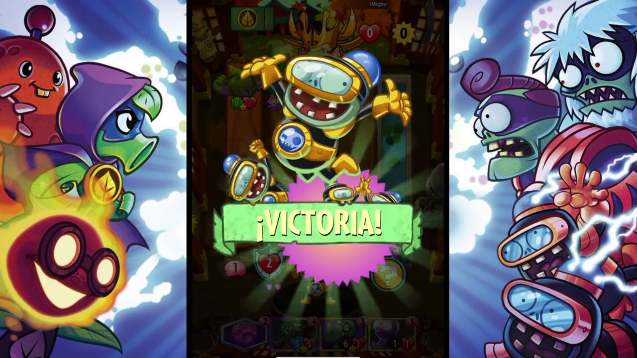 DESTROZANDO A IMIGBO EN PLANTS VS ZOMBIES HEROES